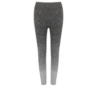Tombo Women's Seamless Fade Out Leggings in Dark Grey | Size: 2XS Tombo Dark Grey 2XS