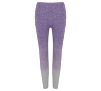 Tombo Women's Seamless Fade Out Leggings in Purple | Size: S/M Tombo Purple S/M