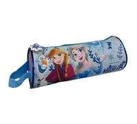 Tombolino Round School Pencil Case with Handle School Stationery Organizer Pen Holder Pencils Colours, Frozen, Bag Organizer