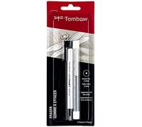 Tombow 57315 Mono Zero Round Eraser and Refill Pack 2.3mm Precision Tip Pen Style Eraser with Refill Pack 57315
