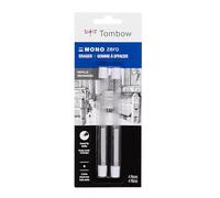 Tombow 57316 MONO Zero Eraser Refills, Round 2.3mm, 2-Pack
