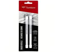 Tombow 57318 MONO Zero Eraser Refill Value Pack, Rectangle, 2.5mm, 2-Pack