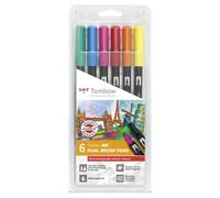 Tombow ABT Dual Brush Pen 2 Tips Dermatlogically Tested Assorted Colou