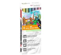 Tombow Dual Brushpens 6 Pens Pastel