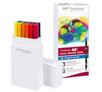 Tombow ABT Dual Brush Pen - Primary Colours (Pack of 18)