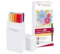 Tombow ABT Dual Brush Pen - Secondary Colours (Pack of 18)