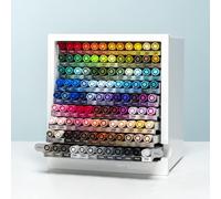 TOMBOW ABT Dual Brush Pens : 108 Assorted Colours Desktop Organizer ABT-108CORGA
