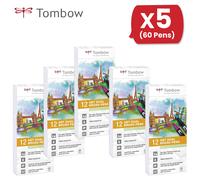 Tombow ABT Dual Brush Pen - Primary Colours (Pack of 12)