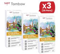 Tombow ABT Dual Brush Pen - Primary Colours (Pack of 12)