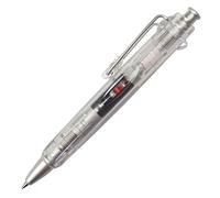 Tombow AirPress Ballpoint Pen, Fine Point Black Ink, Refillable, Clear Barrel (TOM-56069)