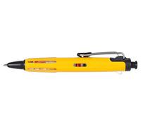 Tombow AirPress ballpoint pen with compressed air technology, yellow, weatherproof, ergonomic & ideal for outdoor use [BC-AP52]