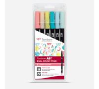 Tombow : Art Dual Blendable Brush Pens : Candy Colours : Set of 6