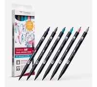 Tombow : Art Dual Blendable Brush Pens : Vintage Colours : Set of 6