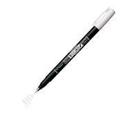 Tombow Brush Pen Fudenosuke pastel for black paper, white