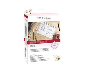Tombow BUJO-SET1 Creative Journaling Kit Pastel, Notebook + 7 Selected Products