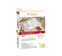 Tombow BUJO-SET2 Creative Journaling Kit Bright Notebook + 7 Selected Products