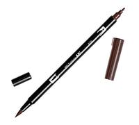 Tombow Dual Brush Pen Art Marker, 879 - Brown, 1-Pack