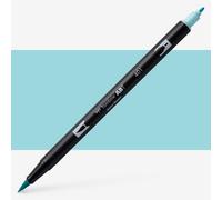 Tombow ABT Dual Brush Pen, ABT-401, pen with two tips, perfect for hand lettering and bullet journaling, water colourable, aqua