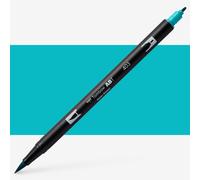 Tombow ABT Dual Brush Pen, ABT-192, dual-tip pen, perfect for hand lettering and bullet journaling, water-soluble, bright blue