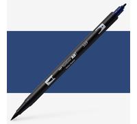 Tombow ABT Dual Brush Pen, ABT-569, pen with two tips, perfect for hand lettering and bullet journaling, water colourable, jet blue