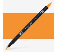 Tombow : Dual Tip Blendable Brush Pen : Orange