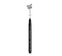 Tombow Fineliner MONO drawing pen, line width 02 (approx. 0.3 mm), pigment ink, water- and lightfast, for sketching, illustrating and drawing, black, WS-EFL-H-02