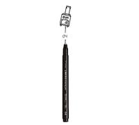 Tombow Fineliner MONO drawing pen, line width 04 (approx. 0.4 mm), pigment ink, water- and lightfast, for sketching, illustrating and drawing, black, WS-EFL-H-04