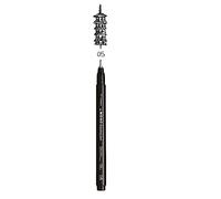 Tombow Fineliner MONO drawing pen, line width 05 (approx. 0.45 mm), pigment ink, water and light resistant, for sketches, for illustrating and drawing, black, WS-EFL-H-05