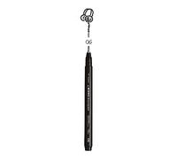 Tombow Fineliner MONO drawing pen, line width 06 (approx. 0.55 mm), pigment ink, water and light resistant, for sketches, for illustrating and drawing, black, WS-EFL-H-06