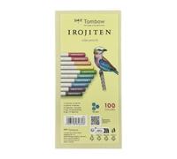 Tombow IROJITEN artist's coloured pencil set of 10, pastel colours l, wax-based lead for smooth transitions [CI-RP-10C]