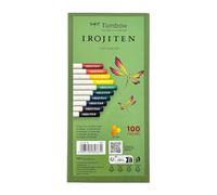 Tombow IROJITEN artist's coloured pencil set of 10, strong colours, wax-based lead for smooth colour gradients [CI-RV-10C]