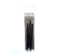 Tombow Liquid Ink Rollerball Refills 3 Pack - 0.5mm Black BK-LP05-1HP