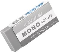 Tombow Mono Colors Eraser Grey, Plastic, Colourful, Phthalate and Latex Free, 19 g, for School, Office and Drawing