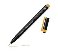 Tombow Mono drawing pen, fineliner, yellow, drawing pen, water-resistant pigment ink, 0.3 mm tip, for sketches and technical drawings [WS-EFL03-03]