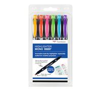 Tombow Highlighter MONO Edge Assorted PK6