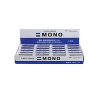 Tombow Mono Eraser, 40 PC Display Box, White, Small, 40-Pack