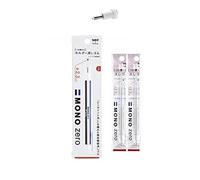Tombow Mono Eraser Set Includes Zero Round Tip Eraser - White/ Eraser Refills (Pack of 2)