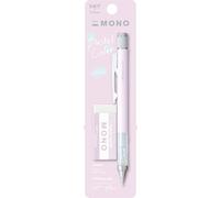 Tombow MONO graph and eraser MONO Pink.Precision 0.5mm mechanical pencil, 4mm tip, stirring mechanism, stable brass tube, refillable, eraser included. Mono eraser. [SH-MG85-PE04A]
