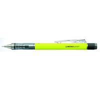 Tombow MONO graph mechanical pencil 0.7 mm, neon yellow, HB, precise drawing with 4 mm tip, shaking mechanism, refillable eraser included [SH-MG53-R7]