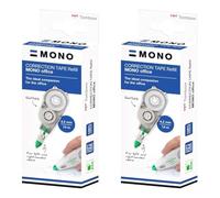 Tombow Mono Office Refill Cartridge, 4.2 mm x 14 m, Centred Correction for Left & Right-handers, Environmentally Friendly Thanks to Recycled Material [CT-CRE4] (Pack of 2)
