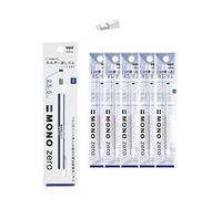 Tombow Mono Zero Eraser, 2.5mm Rectangle Tip Pen-Style Eraser & 5 Packs (10 Pieces) of Refills Value Set