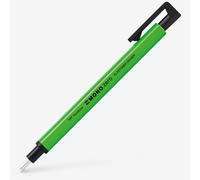 Tombow Mono Zero Eraser Pen neon Green, Precise Erasing with Round 2.3 mm tip, Slim Body, refillable, Recycled Material [EH-KUR63]