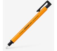 Tombow Mono Zero Eraser Pen neon Orange, Precise Erasing with Round 2.3 mm tip, Slim Body, refillable, Recycled Material [EH-KUR56]