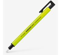 Tombow Mono Zero Eraser Pen neon Yellow, Precise Erasing with Round 2.3 mm tip, Slim Body, refillable, Recycled Material [EH-KUR53]