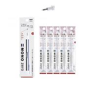 Tombow Mono Zero Pen-Style Eraser (1 Pen-Eraser & 10 Refills, 2.3mm Round tip)