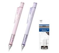 Tombow PCA-341BAZ MONO Monograph Mechanical Pencil 0.5mm (Pink/Purple) with Spare Eraser