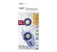 Tombow PN-IP Maxi Power Tape, Refillable Tape Dispenser, 8.4 mm x 16 m. Economy size pack including refill