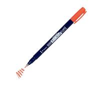 Tombow ws-BH94 Fudenosuke Brush Pen Neon Red Hard Tip