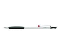 Tombow Zoom 707 De Luxe Pencil - Black/Chrome Barrel and Red Clip End
