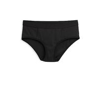 TomboyX Tucking Cheeky Hipster Underwear for Secure Compression, Sustainable Soft Stretch Fabric, Inclusive Fit Panties, X= Black, M